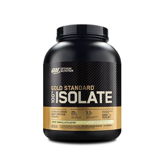 أوبتيموم نيوترشن جولد ستاندرد 100% آيزوليت 2.28 كيلو (76 جرعة) فانيليا - ON Gold Standard Isolate