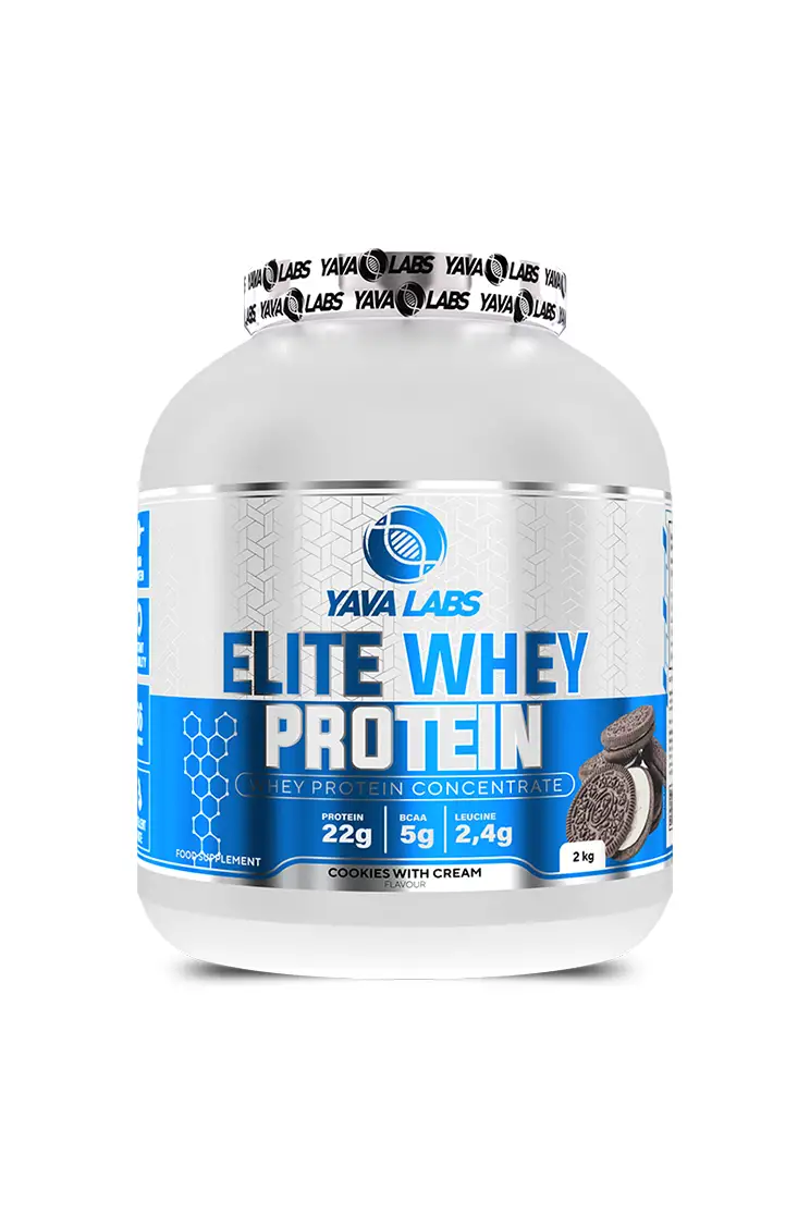 يافا لابز إيليت واي بروتين 2 كيلو (كوكيز وكريم) - Yava Labs Elite Whey